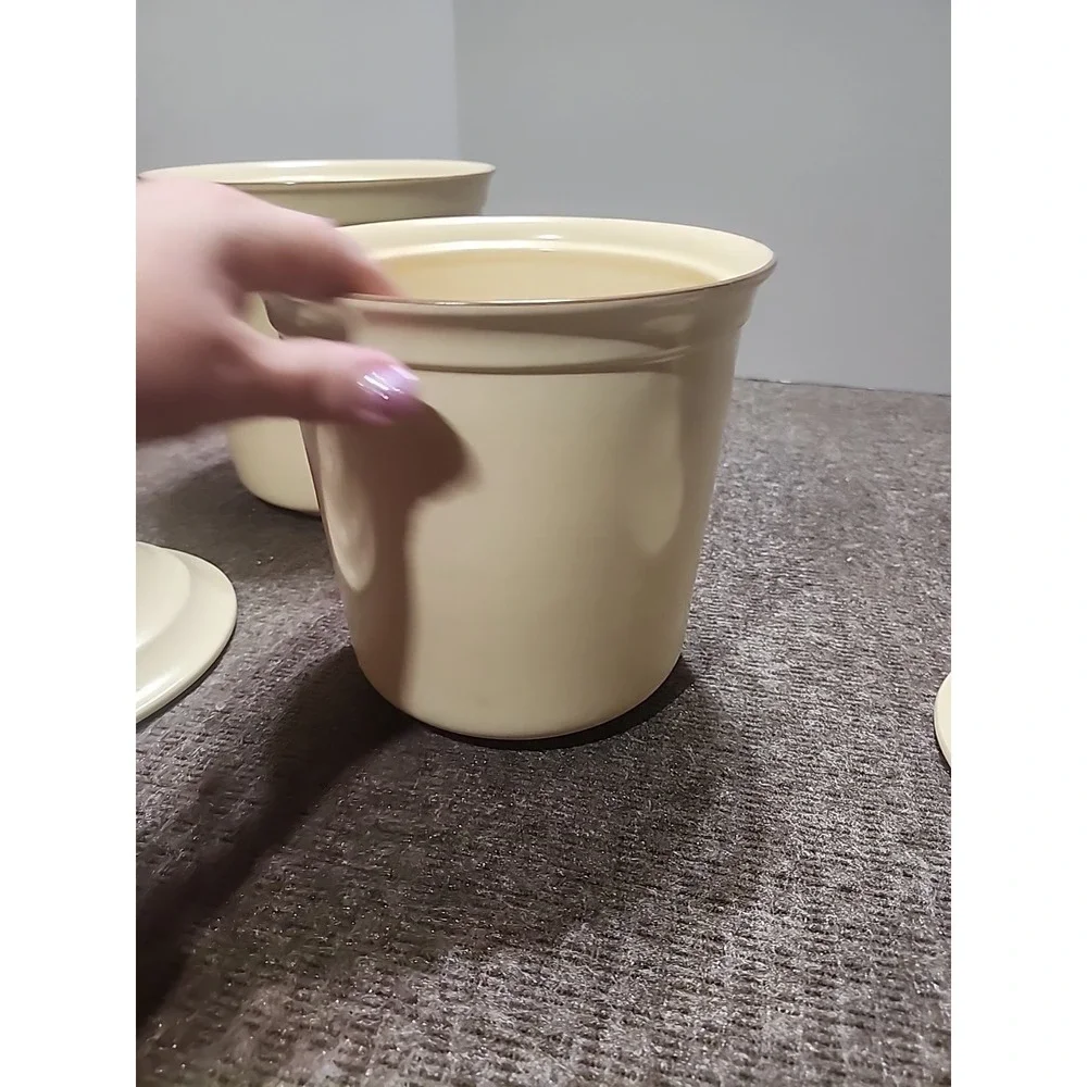 Pfaltzgraff stoneware canister With Lid  507 & 506